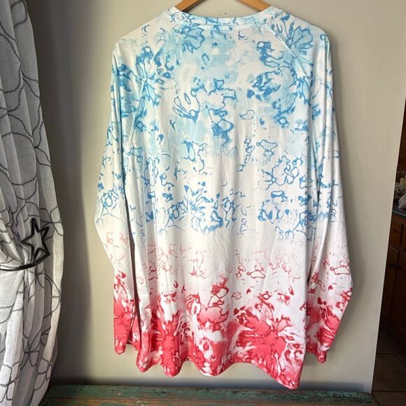 Huk fishing mens pursuit pattern vented long sleeve moisture wicking shirt size - Picture 5 of 7